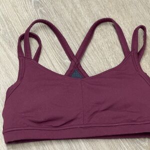 Oiselle Deep Burgundy Sports Bra size S